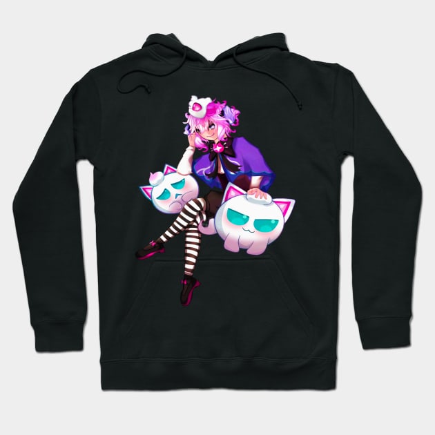 Strawberry crepe cookie- Cookie Run Kingdom Hoodie by patchirisuu's corner store